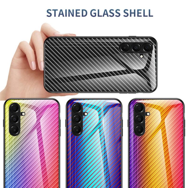 Skal Samsung Galaxy A17 4g / 5g Härdat Glas I Kolfiber