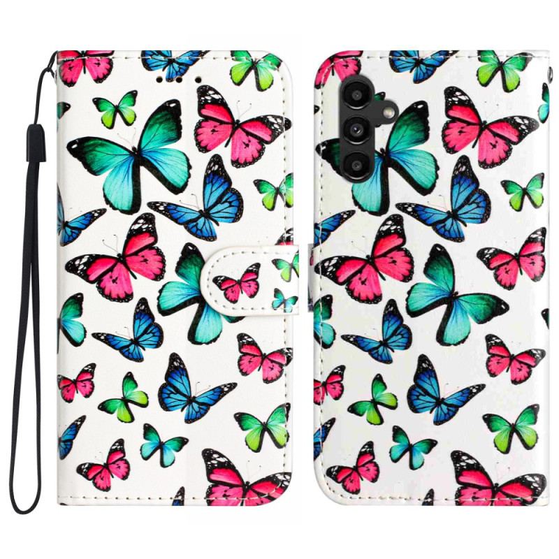 Skyddsfodral Samsung Galaxy A17 4g / 5g Färgglada Fjärilar