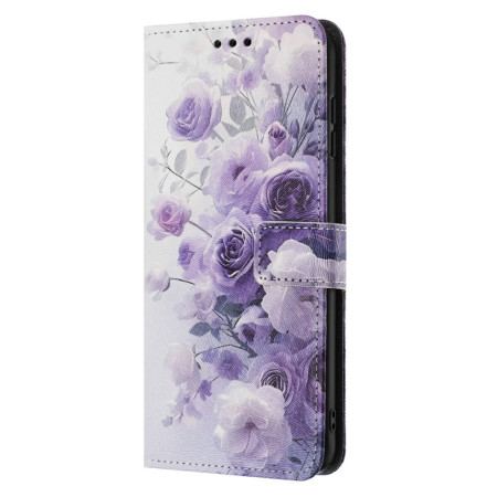 Skyddsfodral Samsung Galaxy A17 4g / 5g Lila Rosor