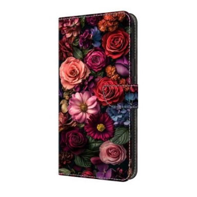 Skyddsfodral Samsung Galaxy A17 4g / 5g Rosa Blommor