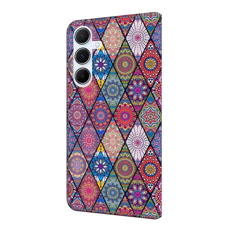 Skyddsfodral Samsung Galaxy A17 4g / 5g Rosa Etniskt Mönster