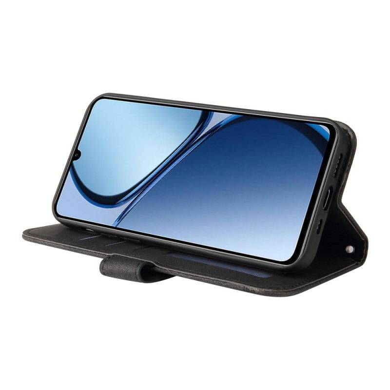 Fodral För Realme Note 60 Dekorativ Nit Med Mockaeffekt