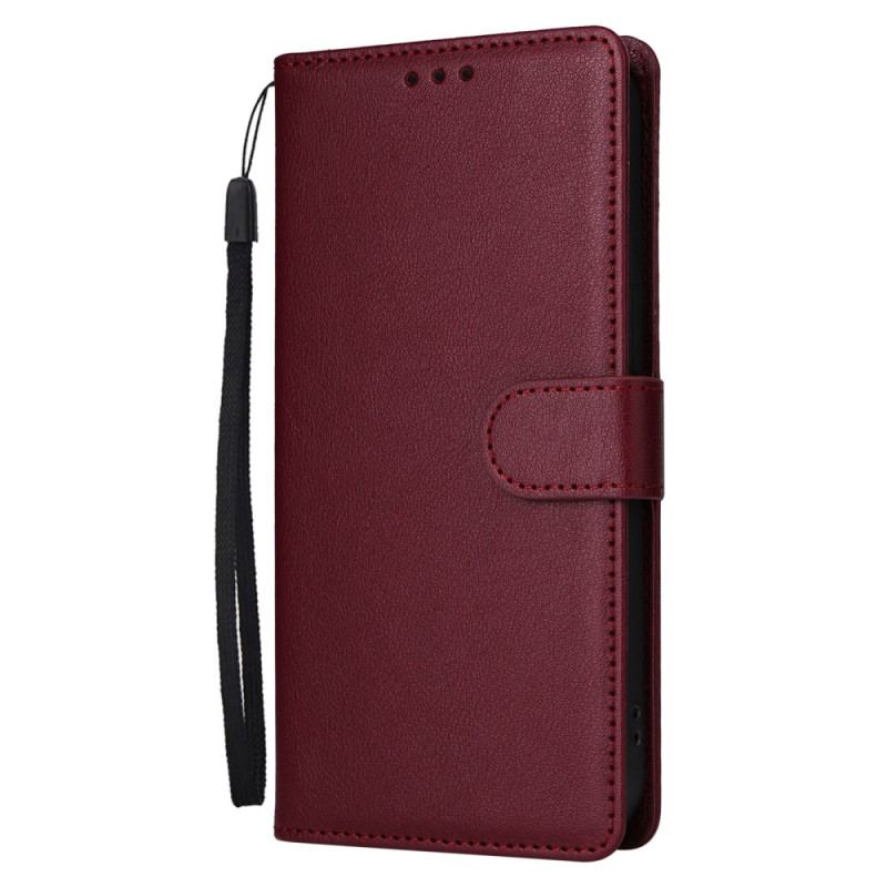 Fodral För Realme Note 60 Enfärgad Konstläder