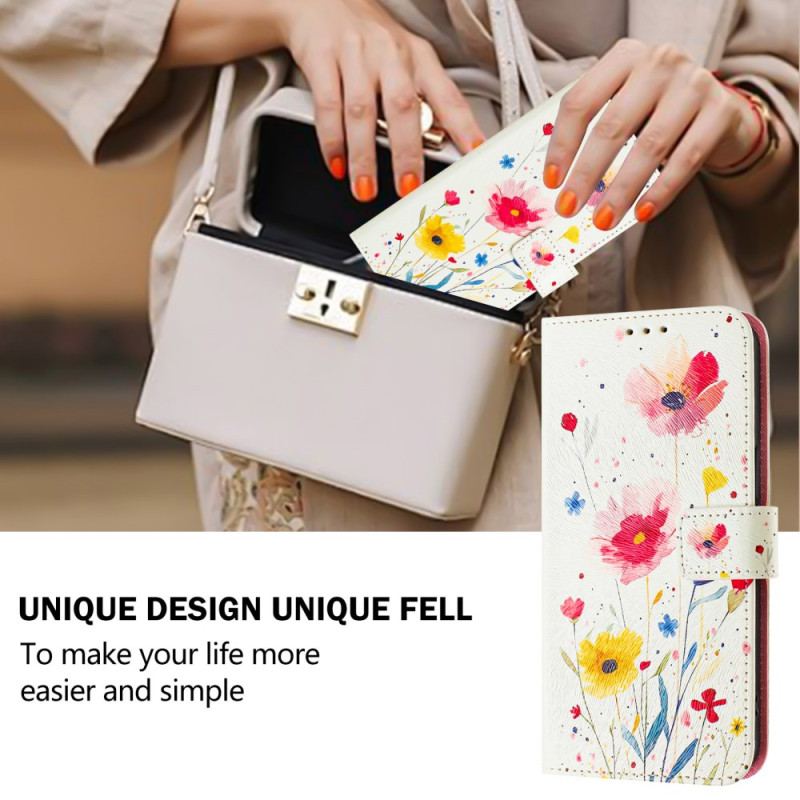 Fodral För Xiaomi 15 Blommotiv