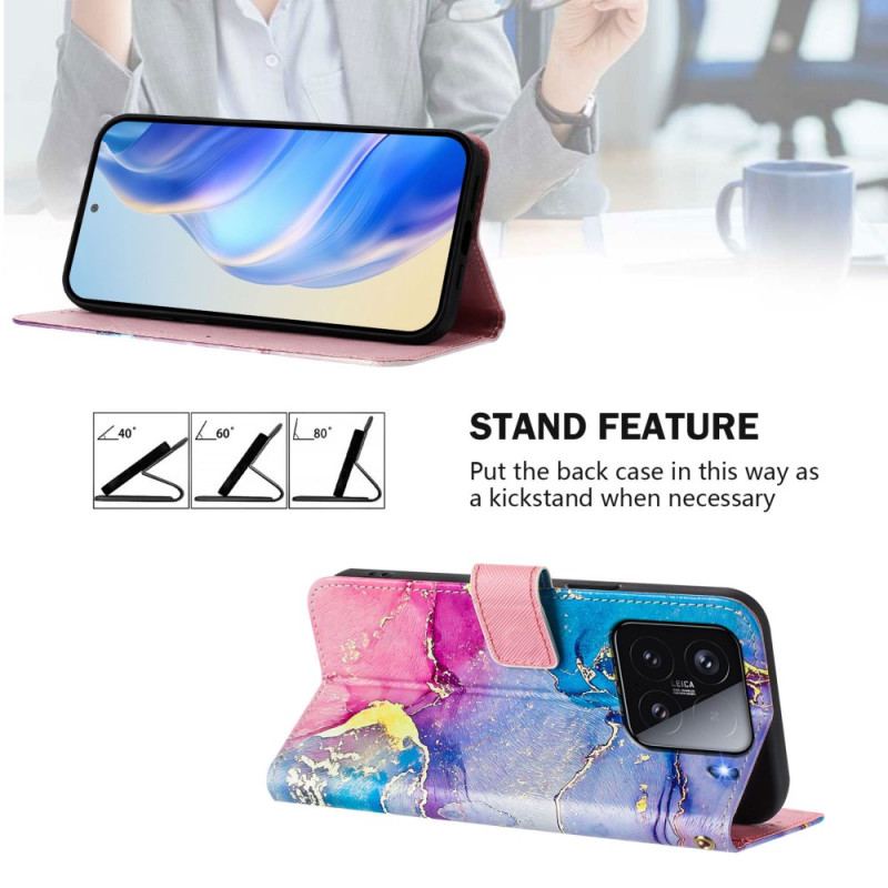 Fodral För Xiaomi 15 Flerfärgad Marmor