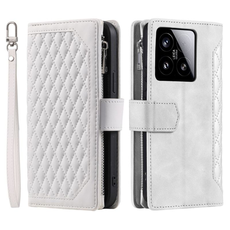 Fodral Xiaomi 15 Quiltad Plånbok