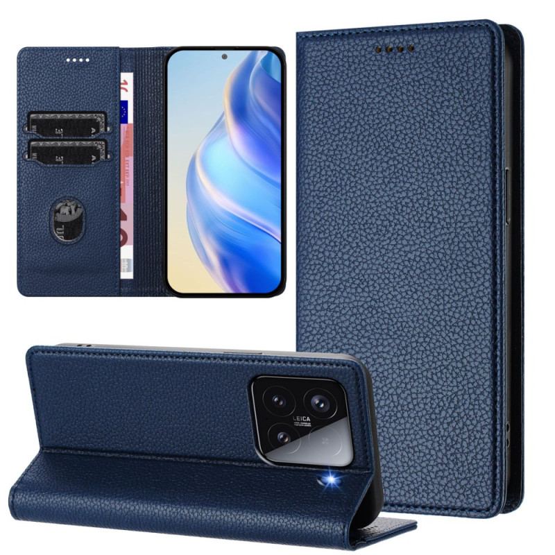 Folio-fodral Xiaomi 15 Rfid-blockerande Lädereffekt