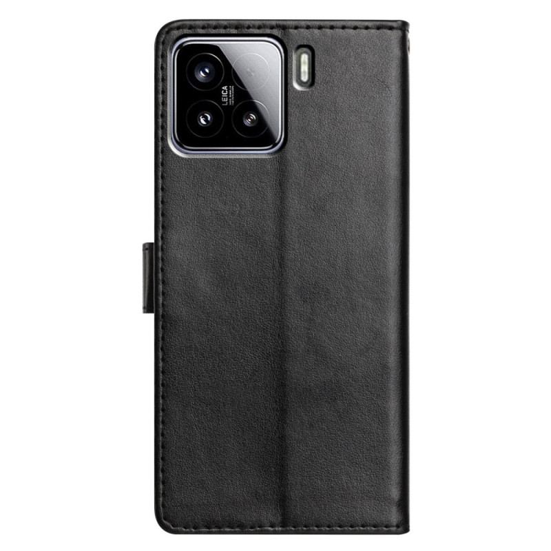 Läderskal Fodral Xiaomi 15 Enkelt Läderarmband