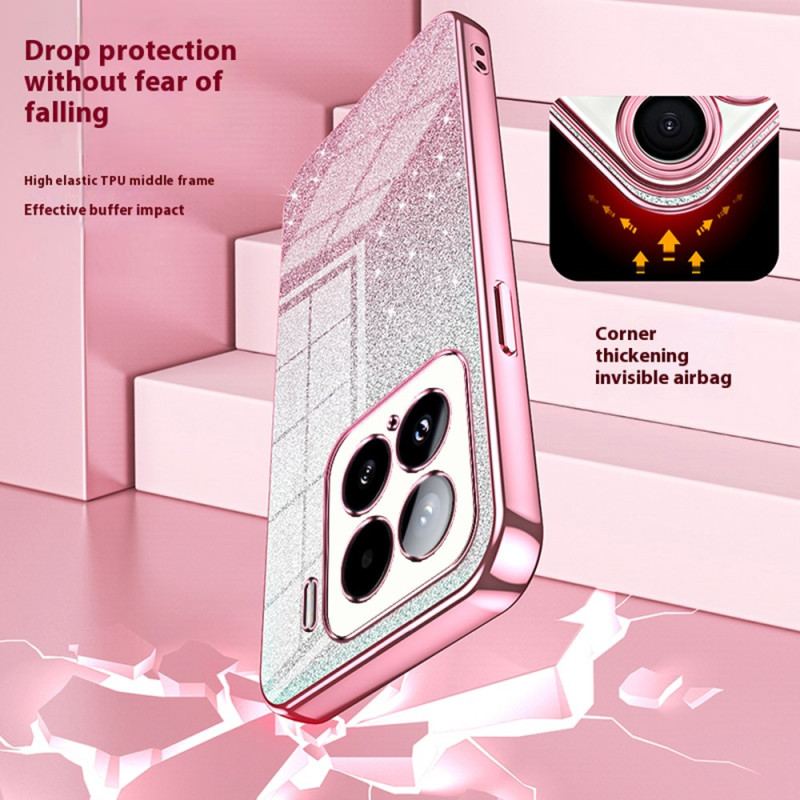 Skal För Xiaomi 15 Tonade Paljetter