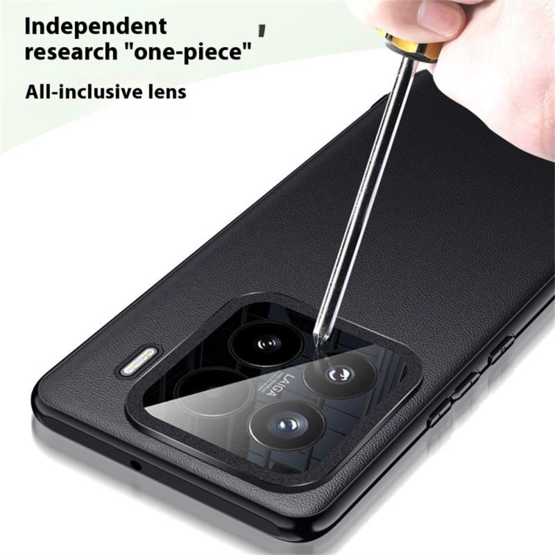 Skal Xiaomi 15 Magsafe-kompatibel Lädereffekt