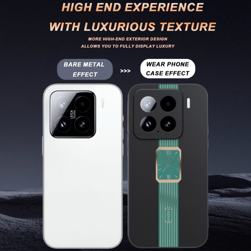 Skal Xiaomi 15 Telefonfodral Kadem-klocka