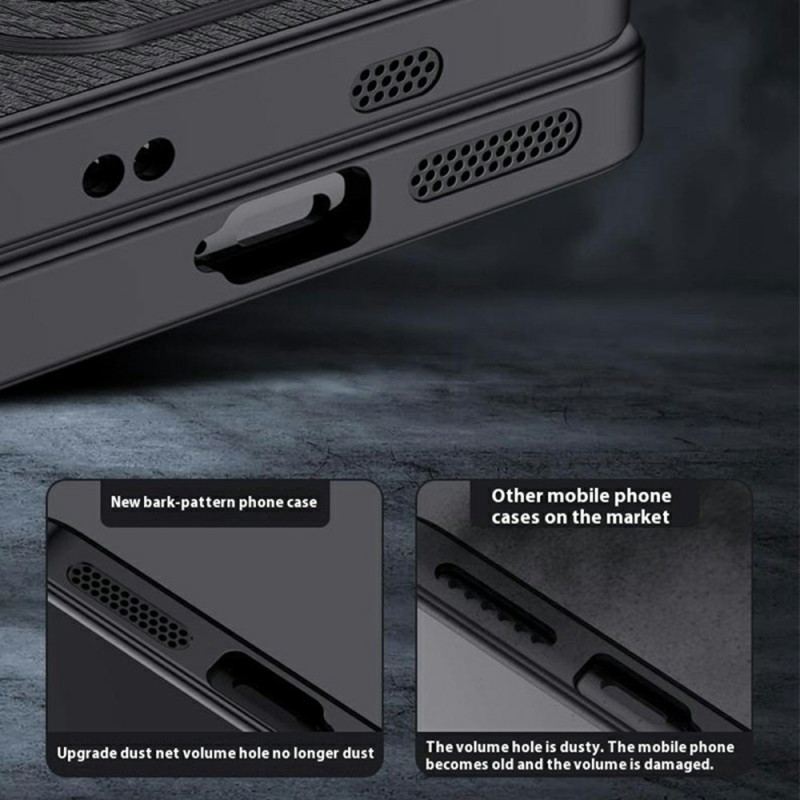 Skal Xiaomi 15 Telefonfodral Träeffekt