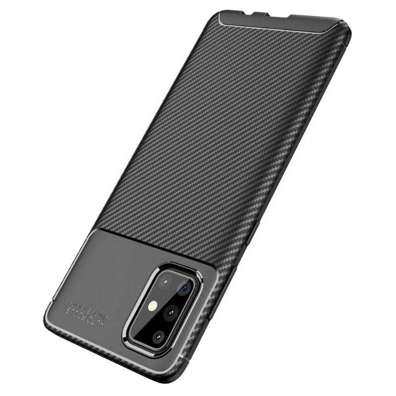Skal För Samsung Galaxy A71 Gel Carbon Fiber Style