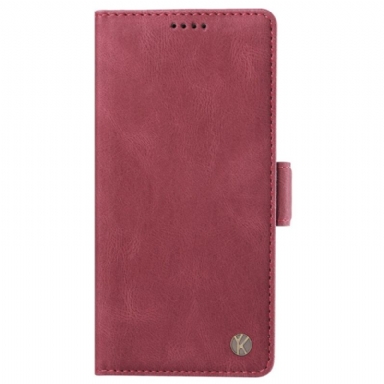 Läderfodral Realme C61 Telefonfodral Yikatu Nit