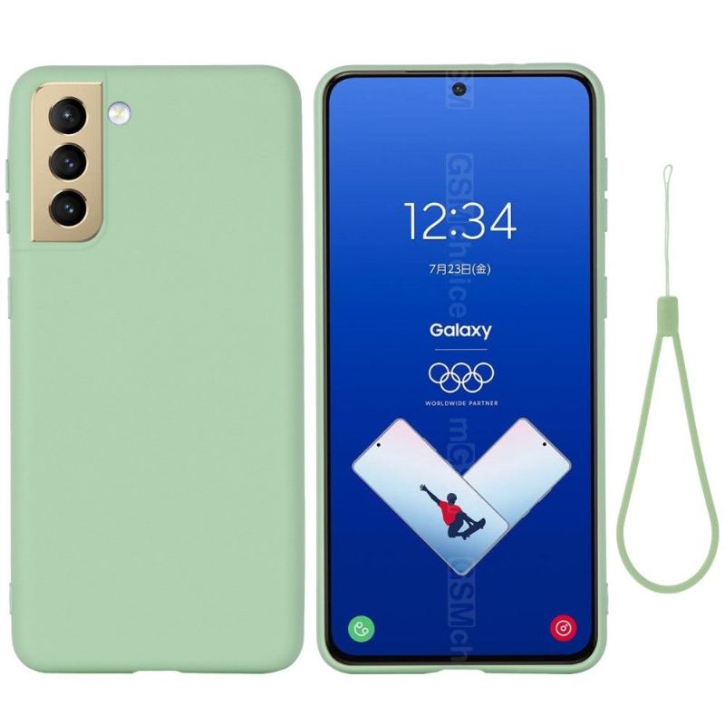 Skal För Samsung Galaxy S21 FE Puro Flytande Silikon
