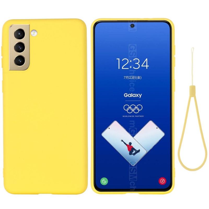 Skal För Samsung Galaxy S21 FE Puro Flytande Silikon