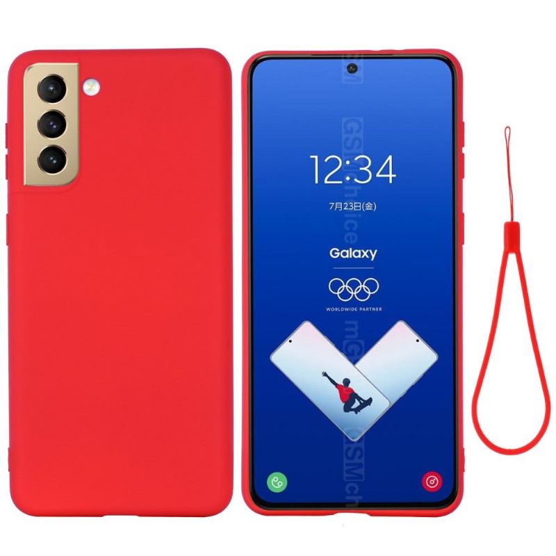 Skal För Samsung Galaxy S21 FE Puro Flytande Silikon