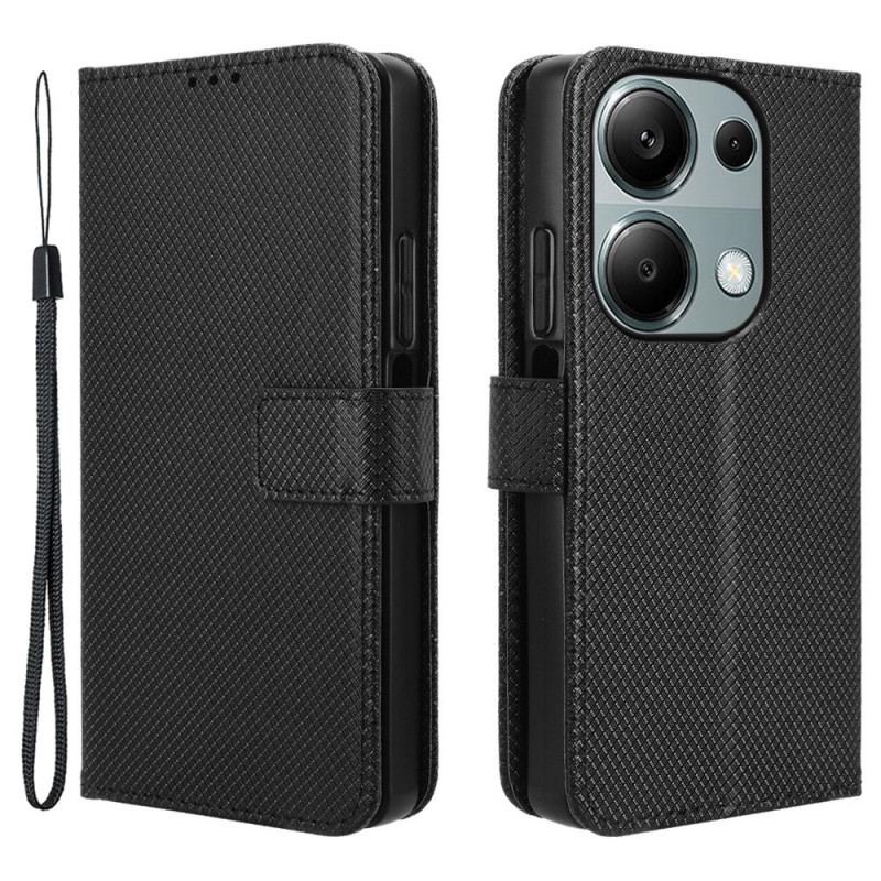 Fodral För Xiaomi Redmi Note 14s Texturerat Konstläder