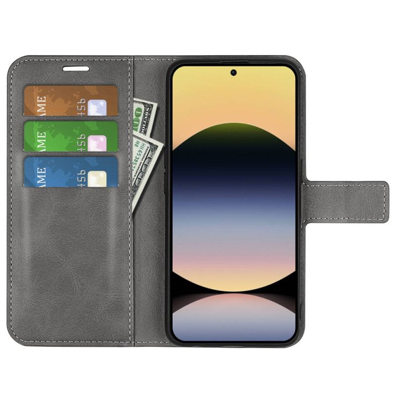 Fodral Xiaomi Redmi Note 14s Lädermodell