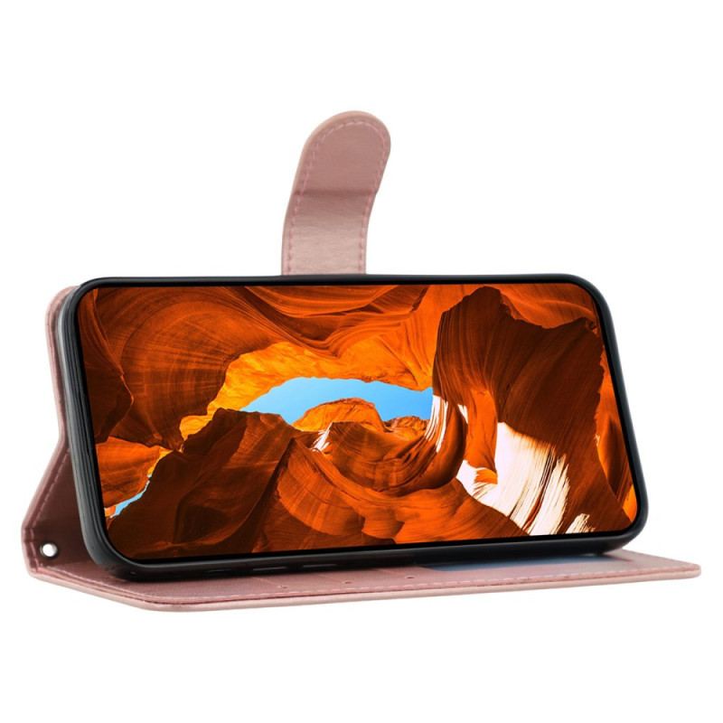 Fodral Xiaomi Redmi Note 14s Monokrom Lädereffekt