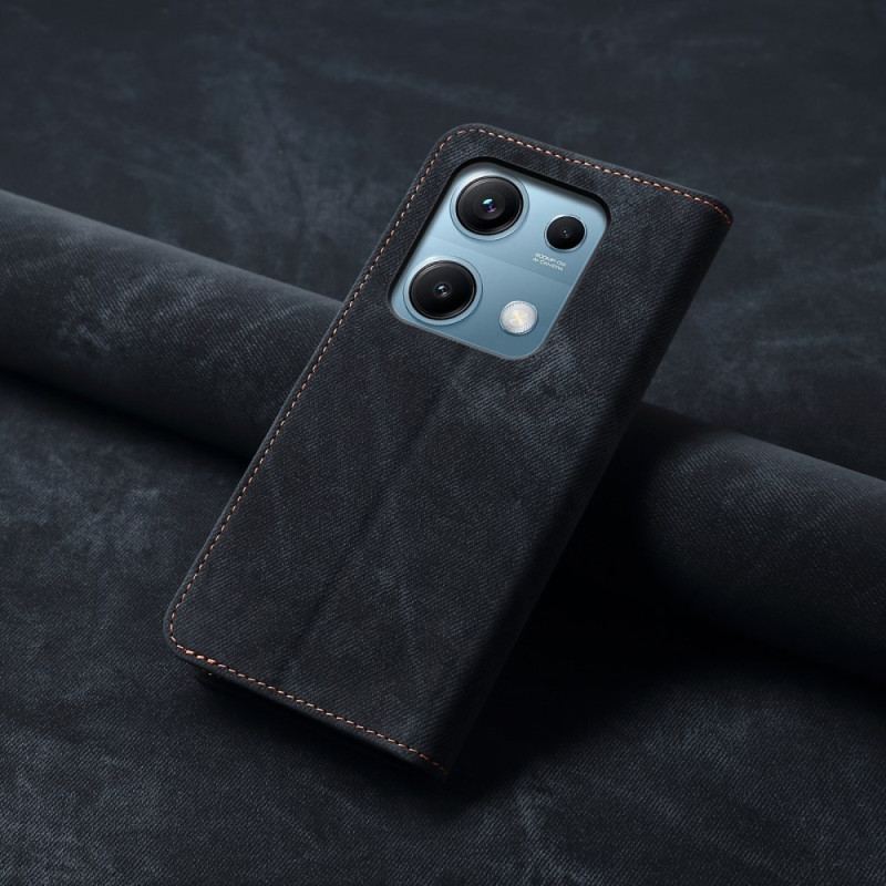 Folio-fodral För Xiaomi Redmi Note 14s Denimtyg