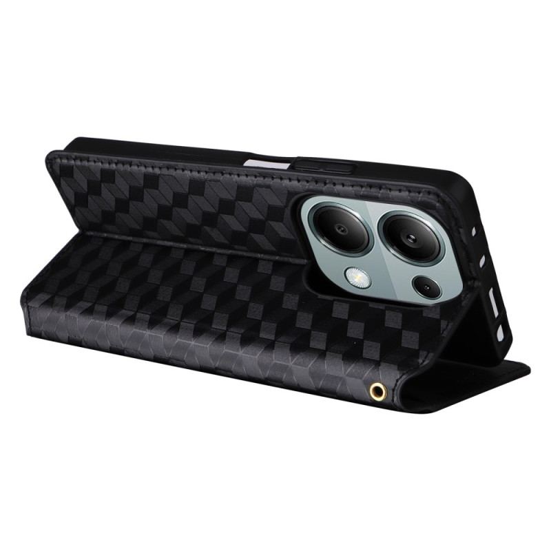 Folio-fodral Xiaomi Redmi Note 14s Diamantmönster