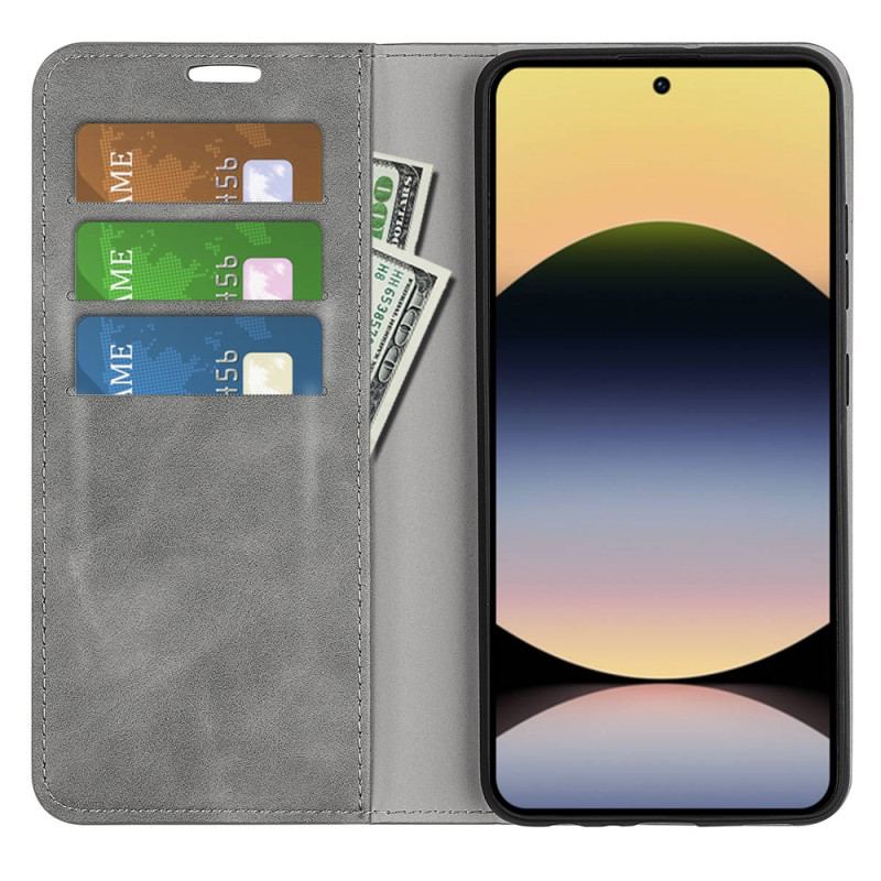 Folio-fodral Xiaomi Redmi Note 14s Telefonfodral Läderstil