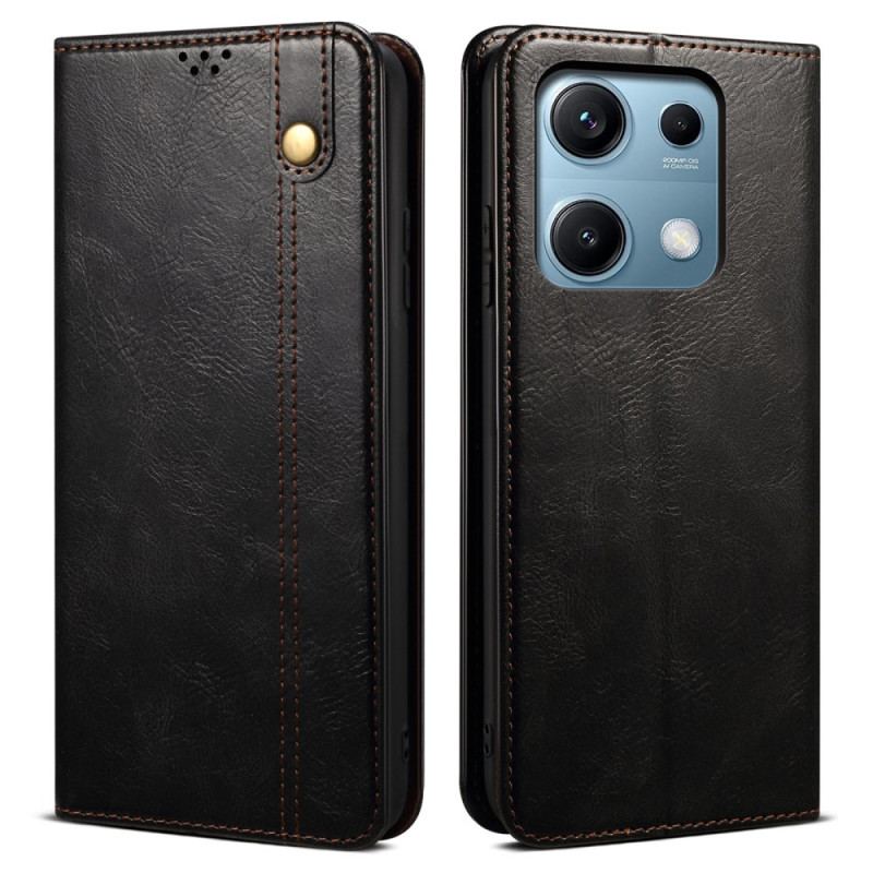 Folio-fodral Xiaomi Redmi Note 14s Vaxat Konstläder