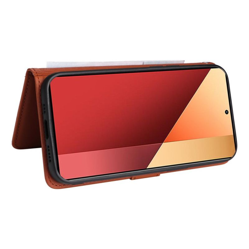 Läderfodral Xiaomi Redmi Note 14s Telefonfodral Avtagbart Fodral Betopnice