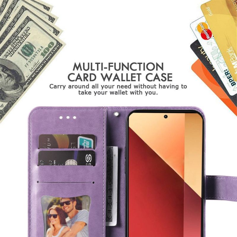 Läderskal Fodral Xiaomi Redmi Note 14s Mandala-tryck