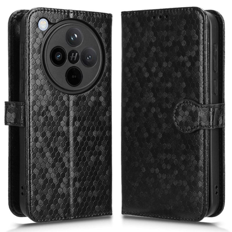 Fodral För Oppo Find X8 Glänsande Remprickar