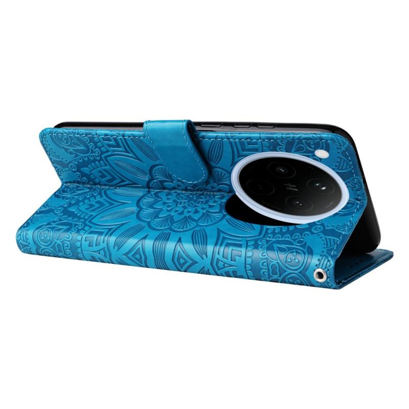 Fodral För Oppo Find X8 Solrosmönster