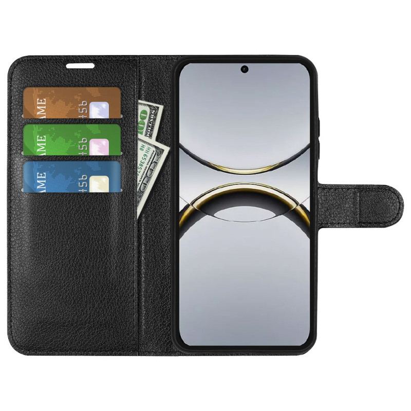 Fodral Oppo Find X8 Klassiskt Litchiläder