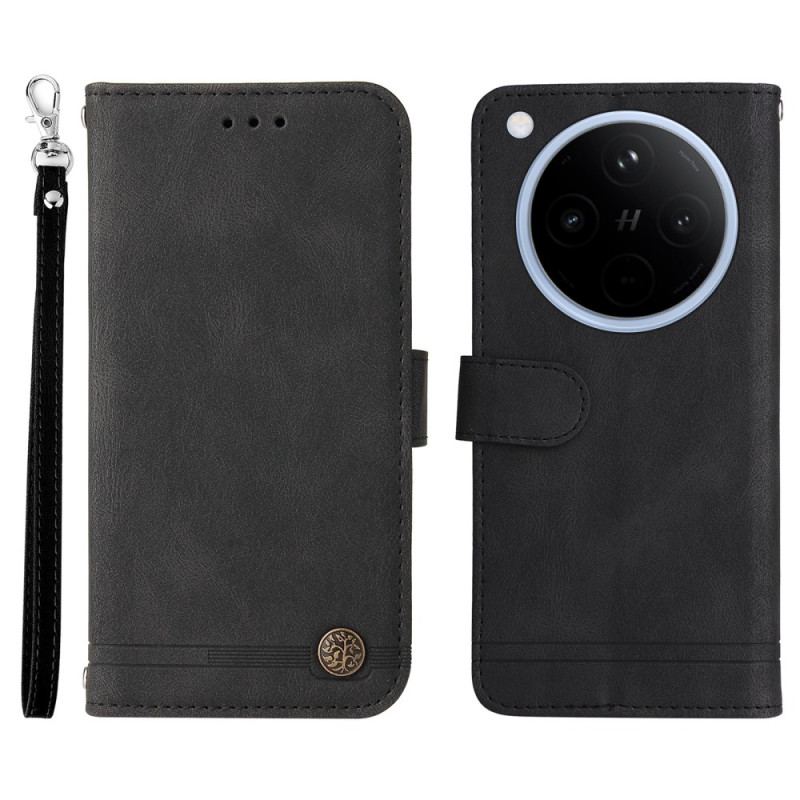 Fodral Oppo Find X8 Klassiskt Vintagerem