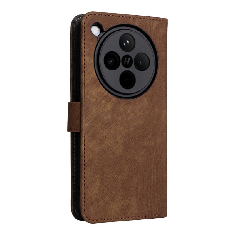 Fodral Oppo Find X8 Rfid-skydd I Mockaeffekt