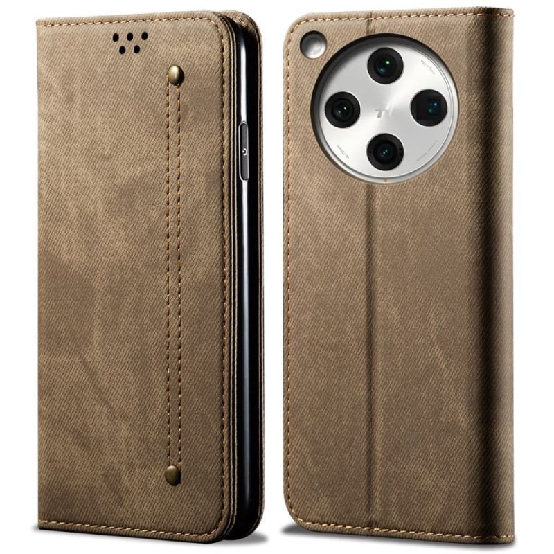 Folio-fodral Oppo Find X8 Denimtyg