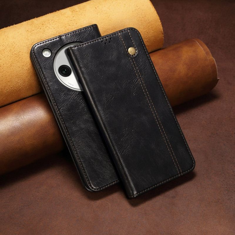 Folio-fodral Oppo Find X8 Telefonfodral Vaxat Konstläder