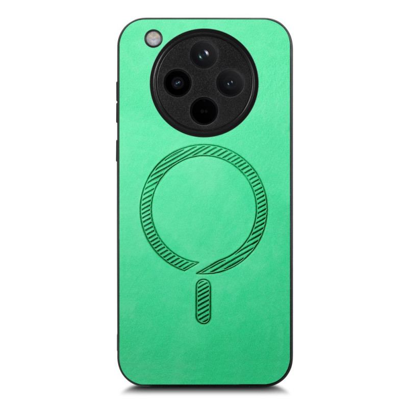 Skal Oppo Find X8 Magsafe-kompatibel Lädereffekt