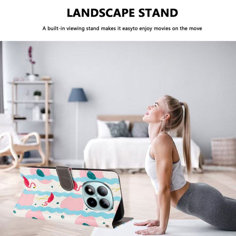 Fodral För Xiaomi Redmi Note 15 Pro Plus 5g Flamingos