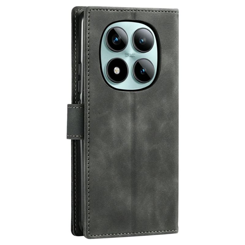 Fodral För Xiaomi Redmi Note 15 Pro Plus 5g Tvåfärgad Plånbok Med Retrorem