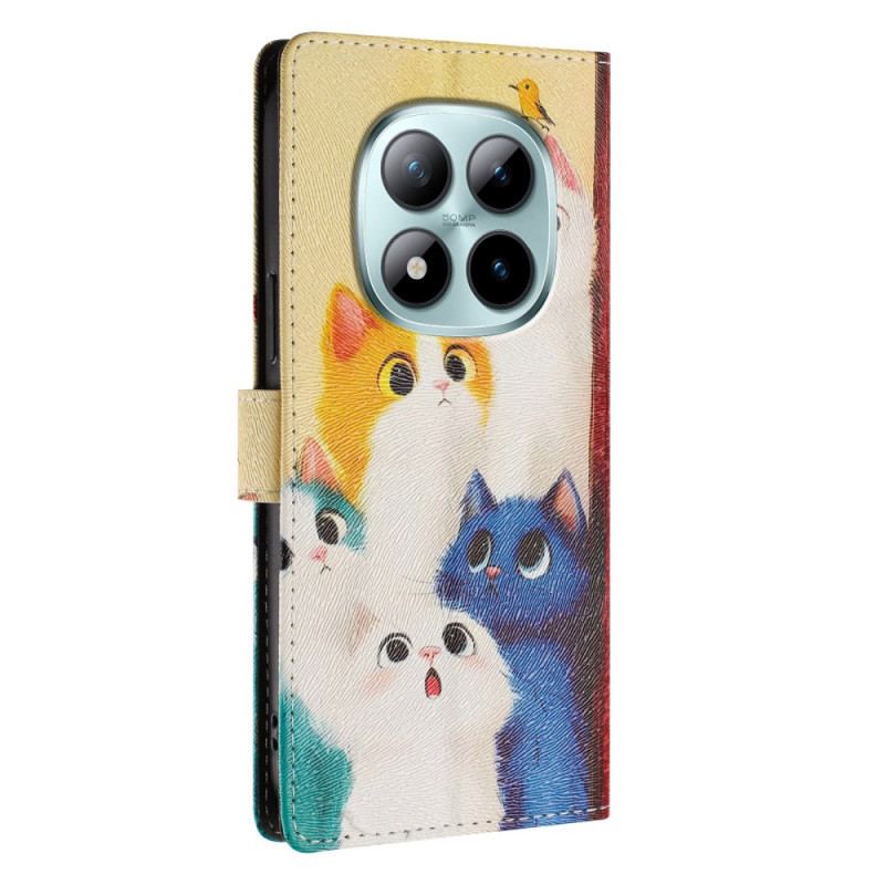 Fodral Xiaomi Redmi Note 15 Pro Plus 5g Färgglada Katter