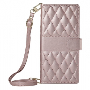 Fodral Xiaomi Redmi Note 15 Pro Plus 5g Quiltad Med Remmar