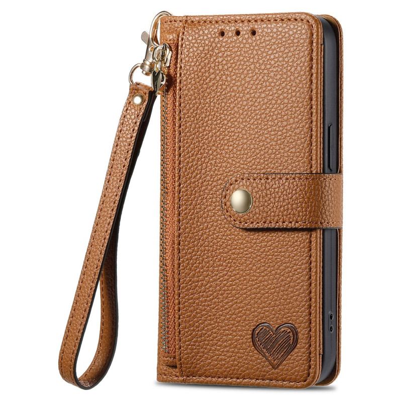 Fodral Xiaomi Redmi Note 15 Pro Plus 5g Rfid-blockerande Hjärtdesign