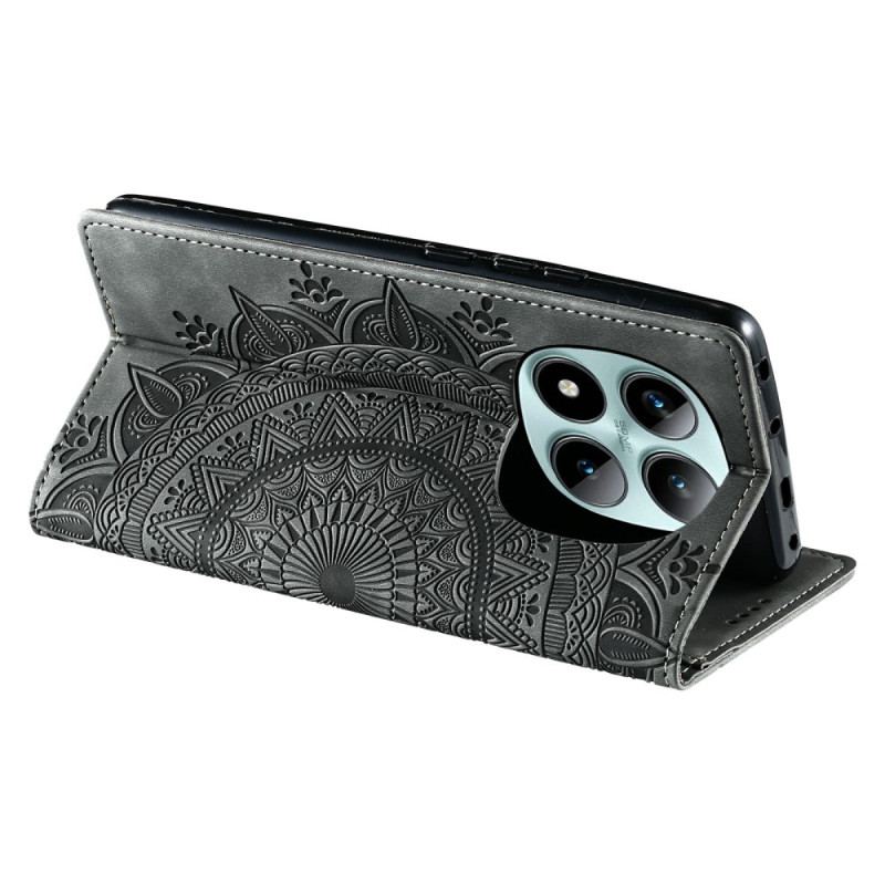 Folio-fodral Xiaomi Redmi Note 15 Pro Plus 5g Telefonfodral Mandala-mockaeffekt