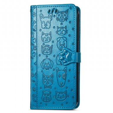Läderfodral Xiaomi Redmi Note 15 Pro Plus 5g Telefonfodral Animerade Djur