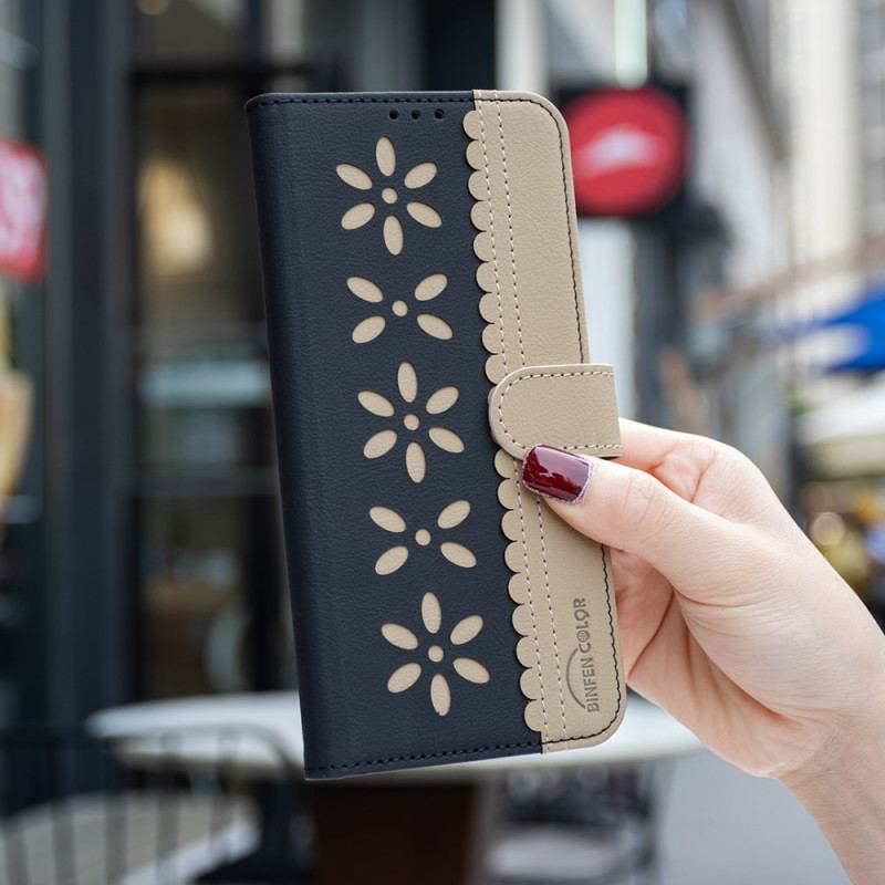 Läderfodral Xiaomi Redmi Note 15 Pro Plus 5g Telefonfodral Binfen Färg Blommönster