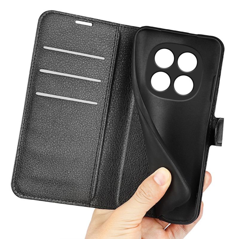 Läderskal Fodral Xiaomi Redmi Note 15 Pro Plus 5g Litchi-konstläder