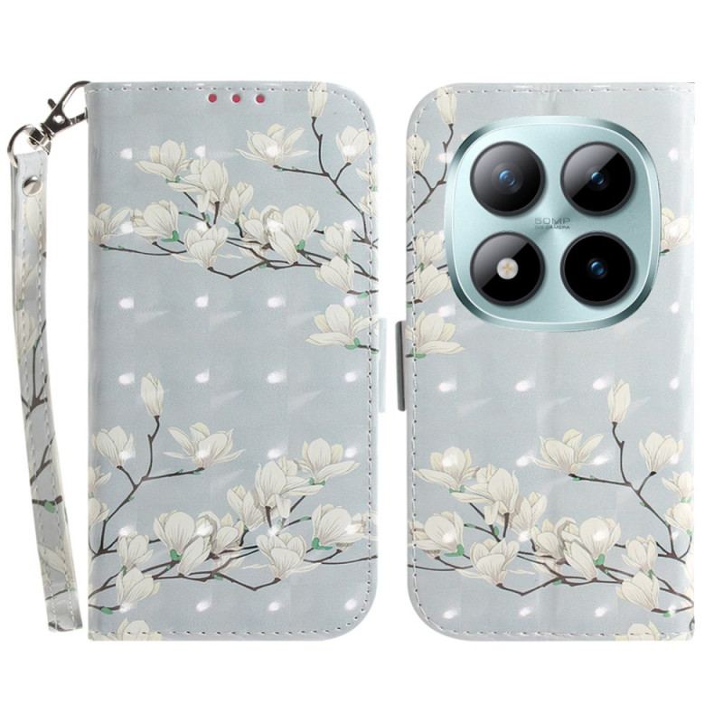 Läderskal Fodral Xiaomi Redmi Note 15 Pro Plus 5g Remmagnolior