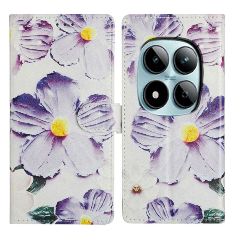 Läderskal Fodral Xiaomi Redmi Note 15 Pro Plus 5g Violer