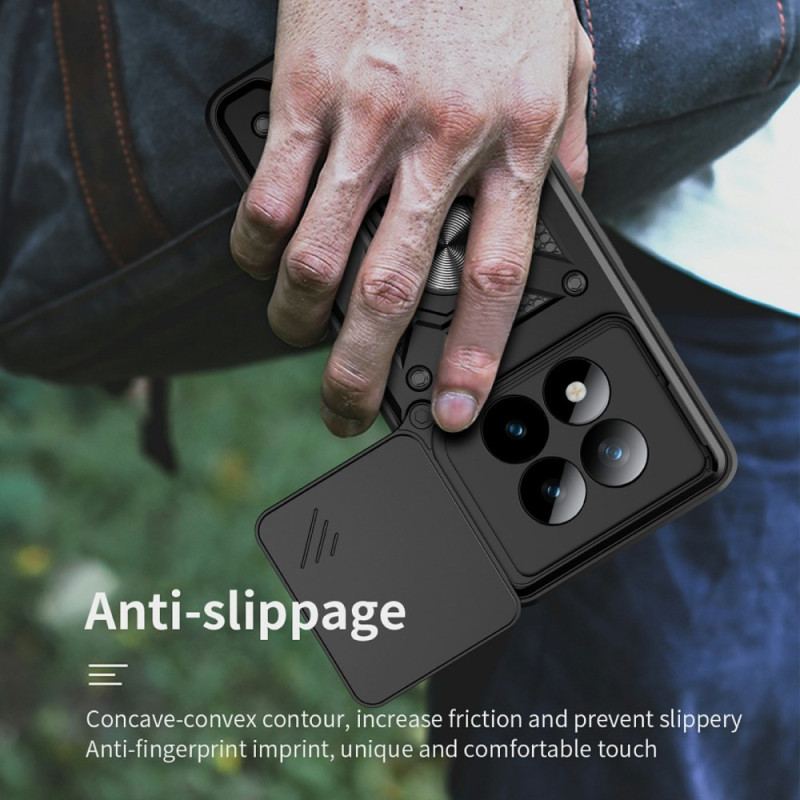 Skal Xiaomi Redmi Note 15 Pro Plus 5g Skjutbart Kameraskydd Och Integrerat Stativ